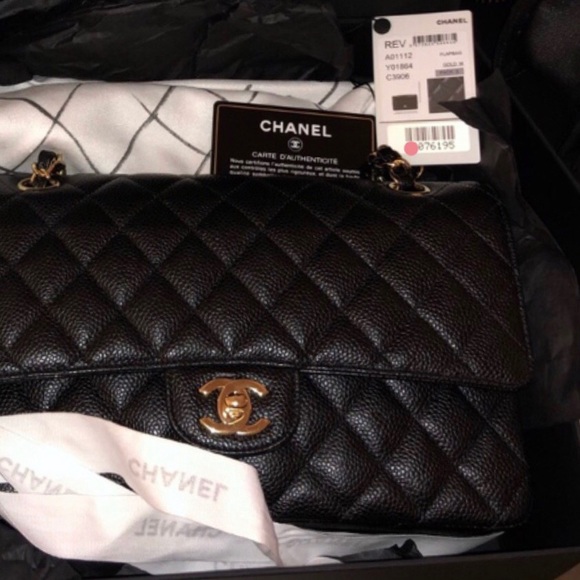 Reserved Chanel Classic Caviar Double Flap 2.55 - Picture 6 of 8